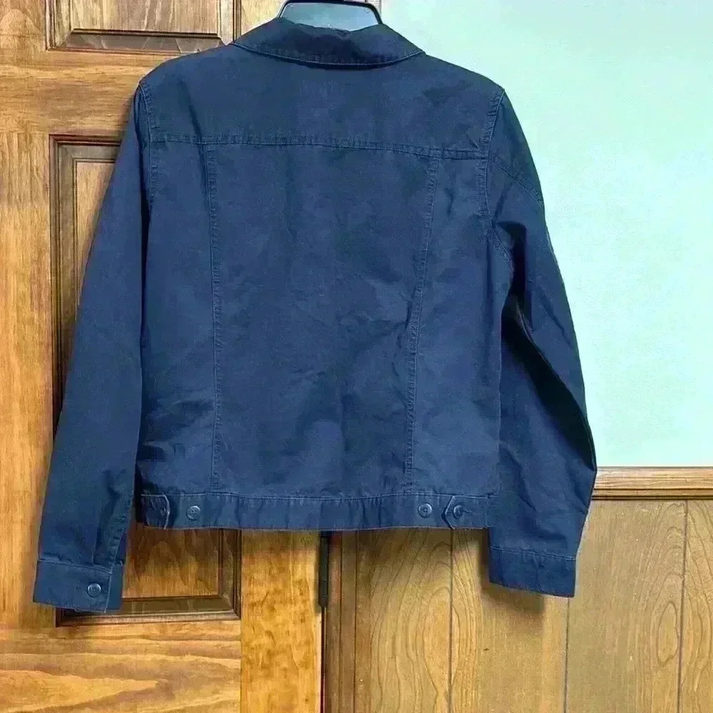 2 Casual Jackets 1 Navy Covington Size 14 1 White Time & True Size L 12-14 - Picture 9 of 11
